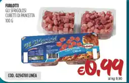 Carico Cash & Carry Furlotti gui sfrigolosi cubetti di pancetta offerta
