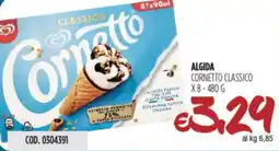 Carico Cash & Carry Algida cornetto classico offerta
