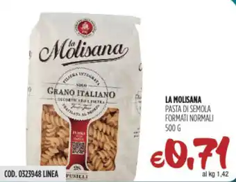 Carico Cash & Carry La molisana pasta di semola formati normali offerta