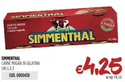 Carico Cash & Carry Simmenthal carne magra in gelatina offerta
