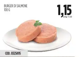 Carico Cash & Carry Burger di salmone offerta