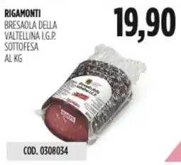 Carico Cash & Carry Rigamonti bresaola della valtellina i.g.p. sottofesa offerta
