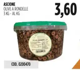 Carico Cash & Carry Ascione olive a rondelle offerta
