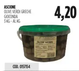 Carico Cash & Carry Ascione olive verdi greche gioconda offerta