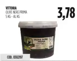 Carico Cash & Carry Vittoria olive nere prima offerta