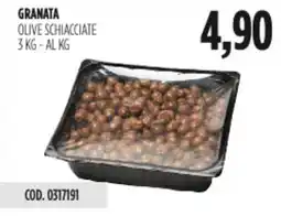 Carico Cash & Carry Granata olive schiacciate offerta