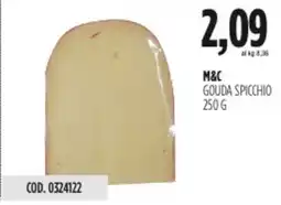 Carico Cash & Carry M&c gouda spicchio offerta