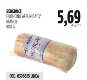 Carico Cash & Carry Beneduce filoncino affumicato/ bianco offerta