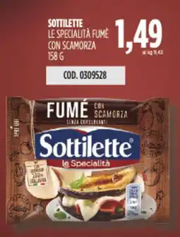 Carico Cash & Carry Sottilette le specialità fume con scamorza offerta