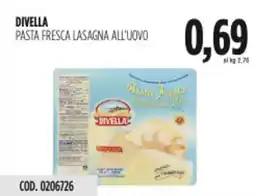 Divella pasta fresca lasagna all'uovo