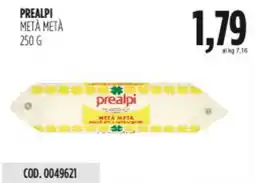 Carico Cash & Carry Prealpi metà metà offerta