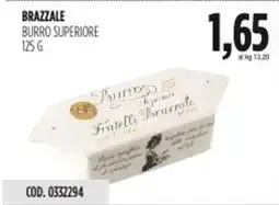 Carico Cash & Carry Brazzale burro superiore offerta