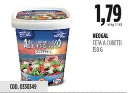 Carico Cash & Carry Neogal feta a cubetti offerta