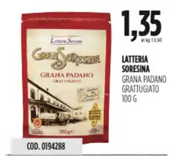 Carico Cash & Carry Latteria soresina grana padano grattugiato offerta