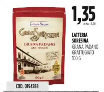 Carico Cash & Carry Latteria soresina grana padano grattugiato offerta