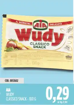 Carico Cash & Carry Aia wudy classico snack offerta