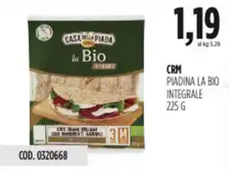 Carico Cash & Carry Crm piadina la bio integrale offerta
