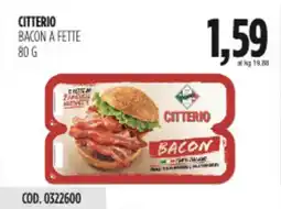 Carico Cash & Carry Citterio bacon a fette offerta
