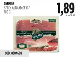 Carico Cash & Carry Senfter speck alto adige IGP offerta