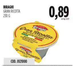 Carico Cash & Carry Biraghi gran ricotta offerta