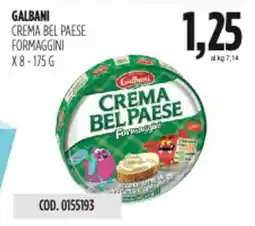 Carico Cash & Carry Galbani crema bel paese formaggini offerta