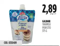 Carico Cash & Carry Galbani tiramisu perfetto offerta