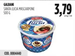 Carico Cash & Carry Galbani santa lucia mascarpone offerta