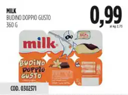 Carico Cash & Carry Milk budino doppio gusto offerta