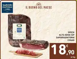 Spazio Conad Speck alto adige igp sapori&dintorni conad offerta