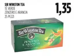 Carico Cash & Carry Sir winston tea tè verde zenzero e arancia offerta