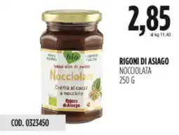 Carico Cash & Carry Rigoni di asiago nocciolata offerta