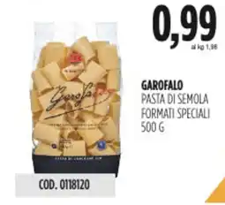 Carico Cash & Carry Garofalo pasta di semola formati speciali offerta