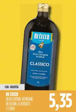 Carico Cash & Carry De cecco olio extra vergine di oliva classico offerta