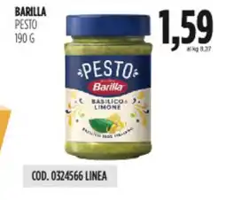 Carico Cash & Carry Barilla pesto offerta