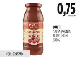 Carico Cash & Carry Mutti salsa pronta di datterini offerta