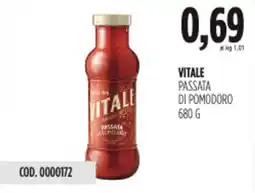 Carico Cash & Carry Vitale passata di pomodoro offerta