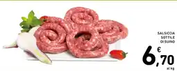 Spazio Conad Salsiccia sottile di suino offerta