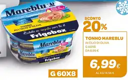 Ekom Tonno mareblu in olio di oliva offerta