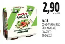 Carico Cash & Carry Saclà condiverde riso per insalate classico offerta