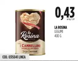 Carico Cash & Carry La rosina legumi offerta