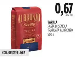 Carico Cash & Carry Barilla pasta di semola trafilata al bronzo offerta