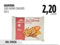 Carico Cash & Carry Galbusera zero grano crackers offerta