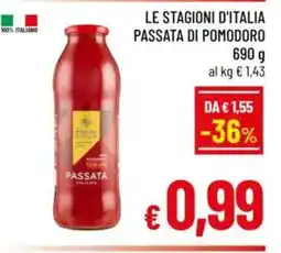 A&O Le stagioni d'italia passata di pomodoro offerta