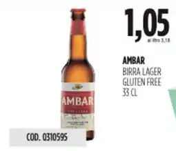 Carico Cash & Carry Ambar birra lager gluten free offerta