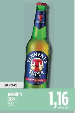 Carico Cash & Carry Tennent's birra offerta