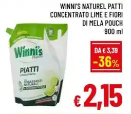 A&O Winni's naturel patti concentrato lime e fiori di mela pouch offerta