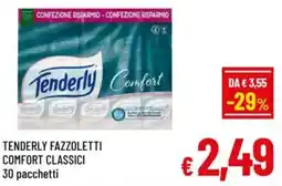 A&O Tenderly fazzoletti comfort classici 30 pacchetti offerta