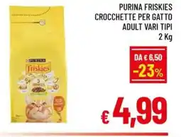 A&O Purina friskies crocchette per gatto adult vari tipi offerta