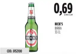 Carico Cash & Carry Beck's birra offerta