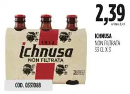 Carico Cash & Carry Ichnusa non filtrata offerta